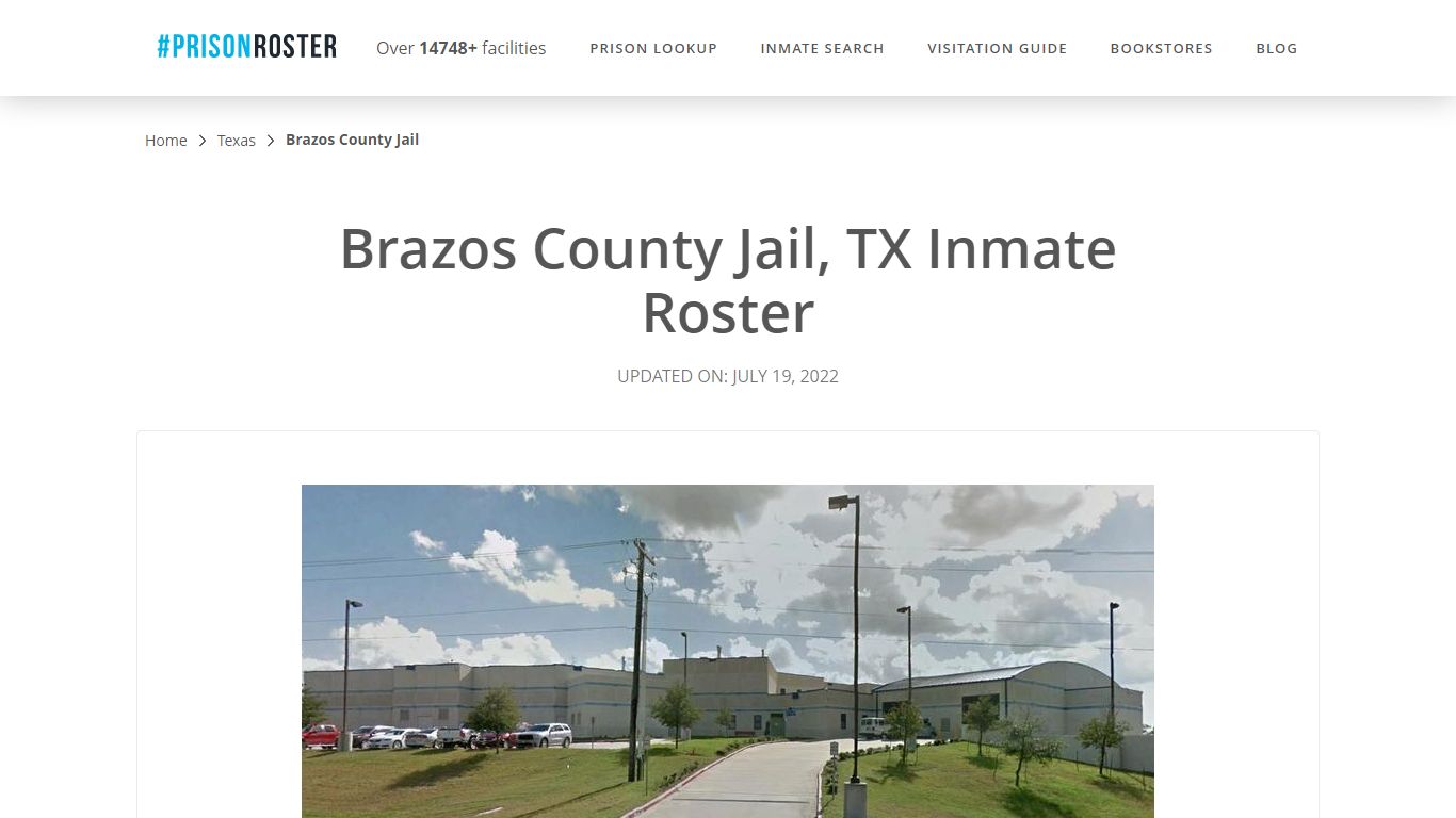 Brazos County Jail, TX Inmate Roster