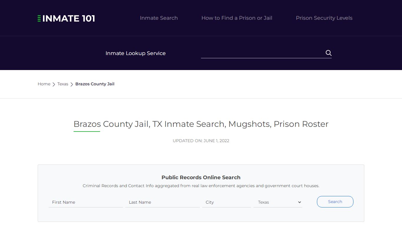 Brazos County Jail, TX Inmate Search, Mugshots, Prison Roster